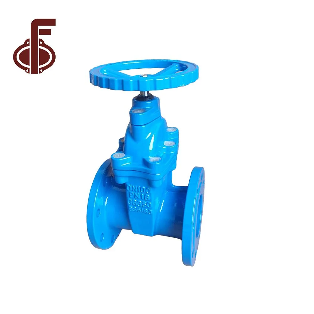Water DN300 Flanged Connection Electric Motor Operated Actuated Cast Iron Outside Screw As4087 Pn16 Pn14 Pn21 Wedge Gate Valve with Spur Gear Worm Gear