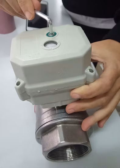 Dn50 2 인치 스테인레스 스틸 모터 제어 볼 밸브 무선 원격 밸브